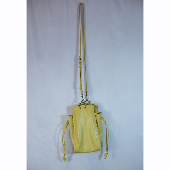 UNIVERSAL THREAD Drawstring Crossbody Bag Yellow - Picture 4 of 9